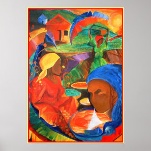 Poster Terre Vent 3 Âmes 1 Coeur