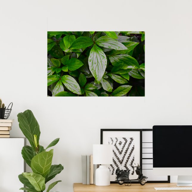 Poster Terre verte, (Bureau à domicile)