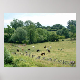 Poster Terres cultivables anglaises