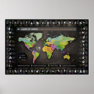 Poster Terres de légende