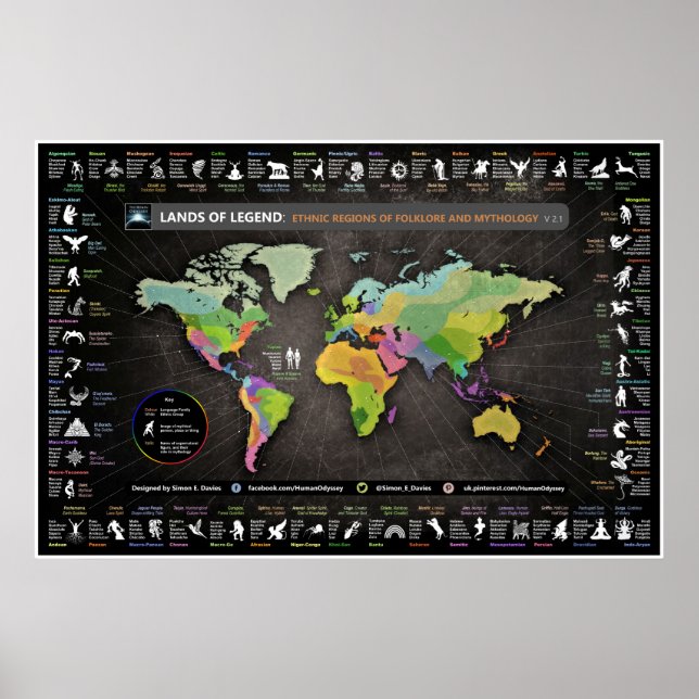 Poster Terres de légende (Devant)