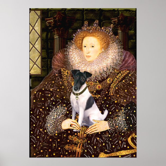 Poster Terrier Fox  -  Reine Elizabeth (Devant)