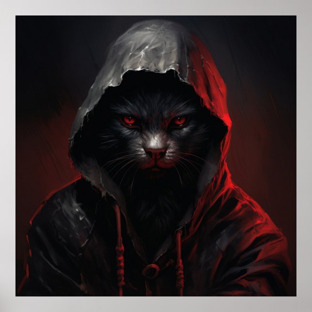 Poster Terrifying Cat Moments (Devant)