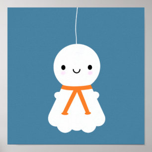 Poster Teru Teru Bozu - Poupées japonaises de Kawaii