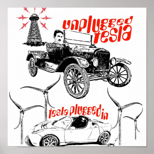 Poster Tesla (Devant)