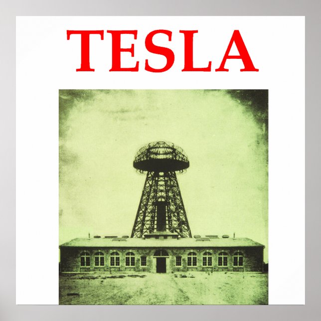 Poster tesla (Devant)