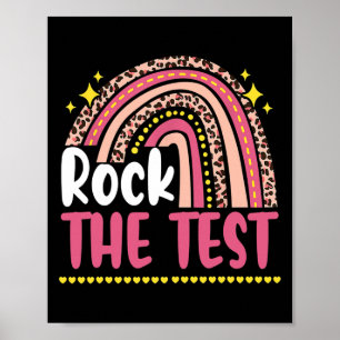 Poster Test Day Rock The Test Teacher Test Day