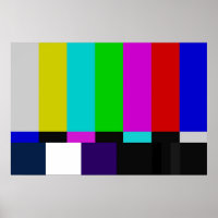 test de couleur des barres TV