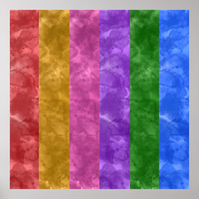 Poster Test des aquarelles (Devant)