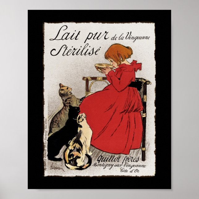 Poster Test du lait pour les Kitties (Devant)