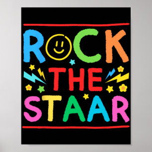 Poster Test Motivational Rock The Stadium Test Day Teac