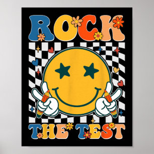Poster Test Test Day Retro Super enseignant étudiant