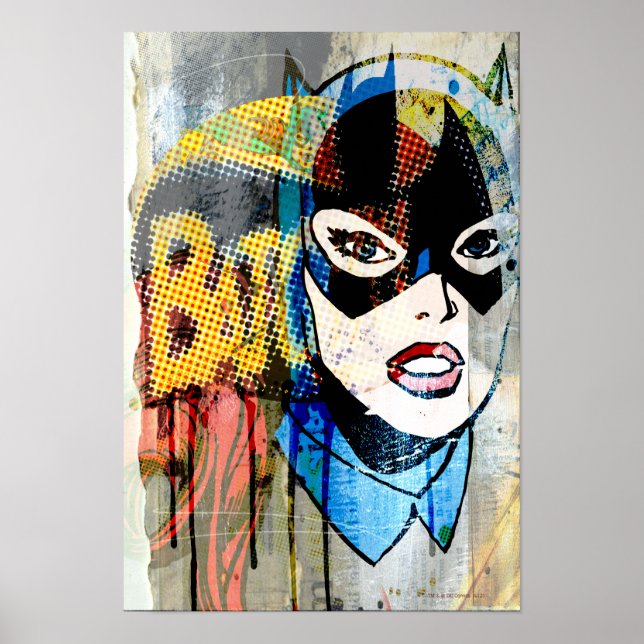 Poster Tête Batgirl (Devant)