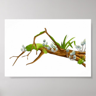 Poster Tête de bois