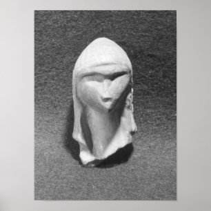 Poster Tête de femme dite Vénus de Brassempouy