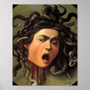 Poster Tête De La Méduse Par Caravaggio