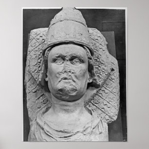 Poster Tête de l'antipape VII clément