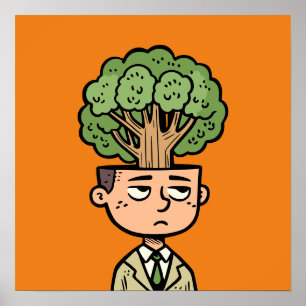 Poster Tête de l'arbre