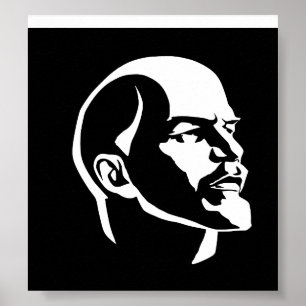 Poster Tête de Lénine