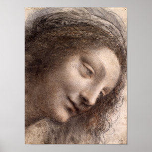 Poster Tête de Vierge