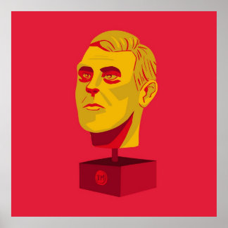 Poster Tête d'or brillante