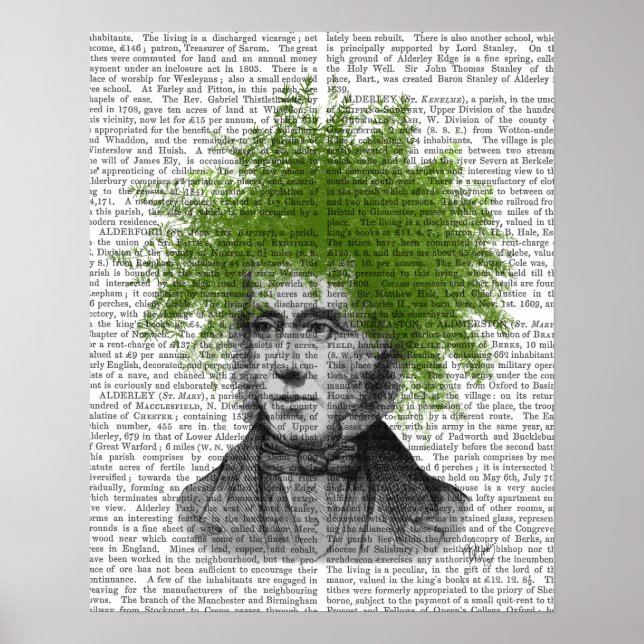 Poster Tête du Plante Asparagus Fern (Devant)