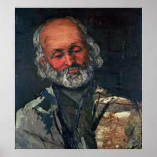 Poster Tête d'un vieil homme, c.1866