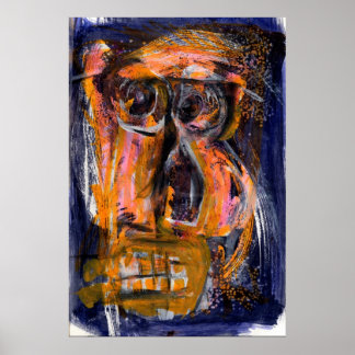 Poster Tête non rétrécie