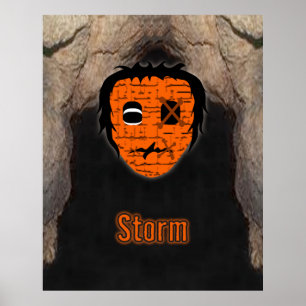 Poster Têtes vaudou ~ Grotte