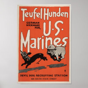 Poster Teufel Hunden