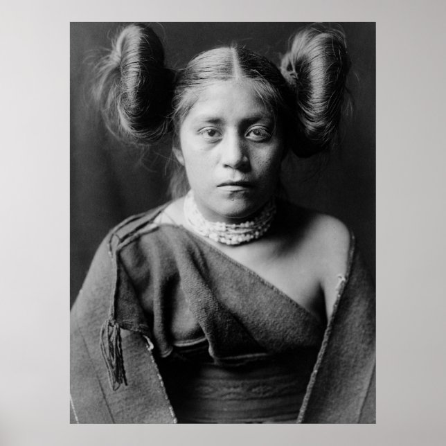 Poster Tewa Indian Maiden, début des années 1900 (Devant)