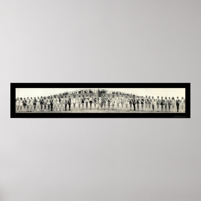 Poster Texas Beauty Pageant Photo 1928 (Devant)