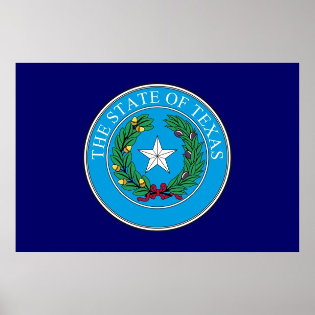 Poster Texas Great Seal (Devant)