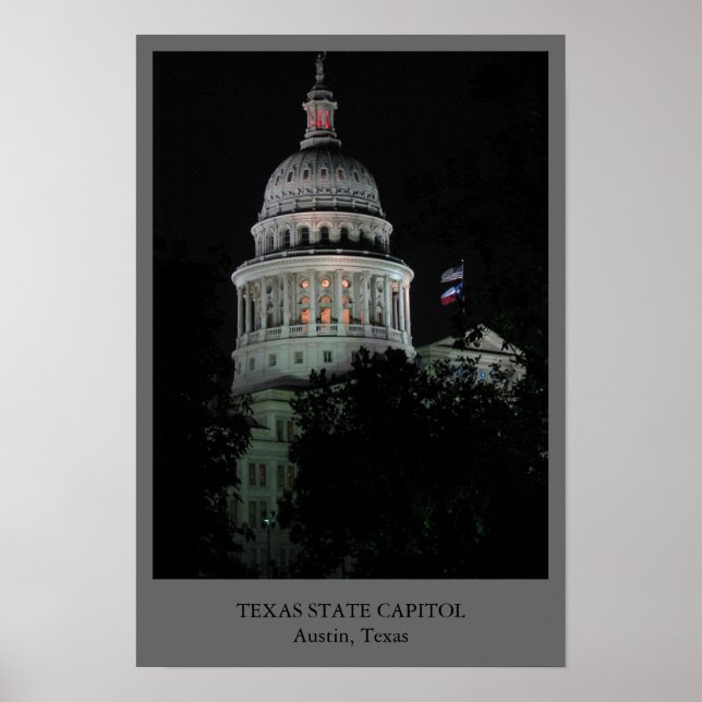 Poster Texas State Capitol (Devant)