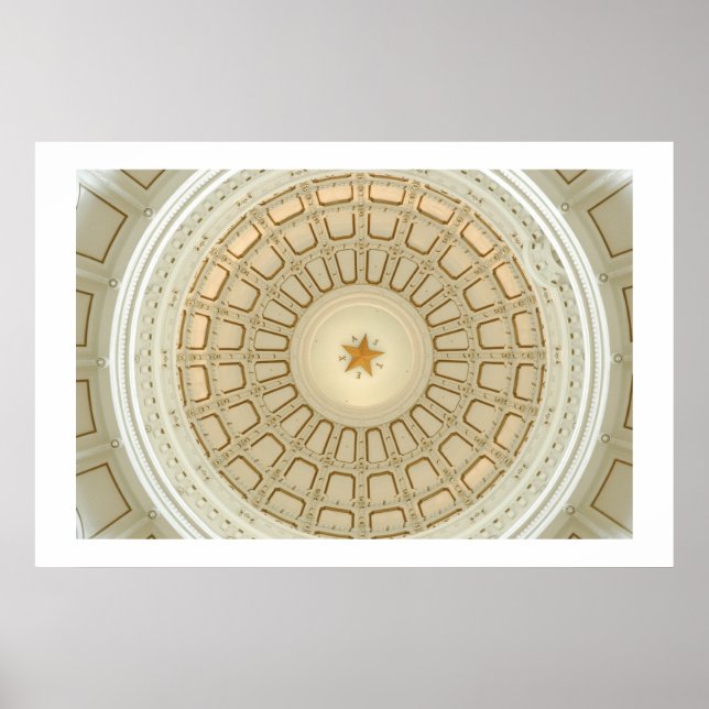Poster Texas State Capitol Rotunda (Devant)