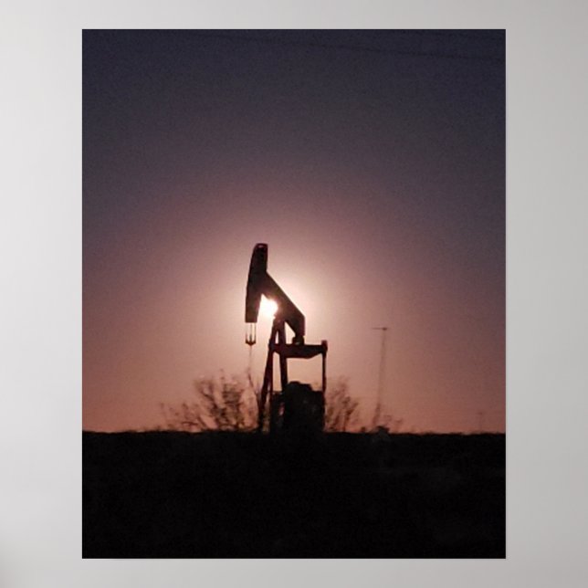 Poster Texas Sunset ~ Brian J. Palfrey (Devant)