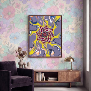 POSTER TEXTE CONTEMPORAIN MINIMALISTE ABSTRAIT CHIC