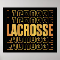 Poster texte Lacrosse