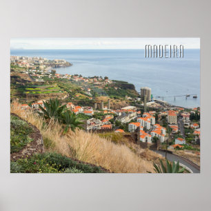Poster Texte personnalisé Madeira Portugal