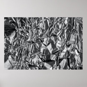 Poster textile argenté