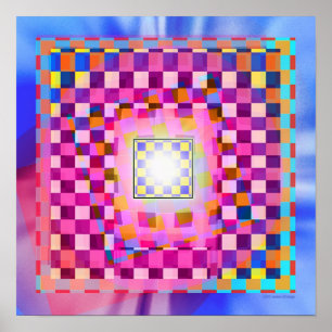 Poster Texture 3e d'ombre