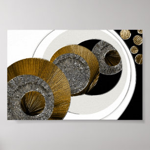 Poster Texturé Abstrait inexpliqué