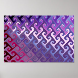 Poster Texture Abstraite violette