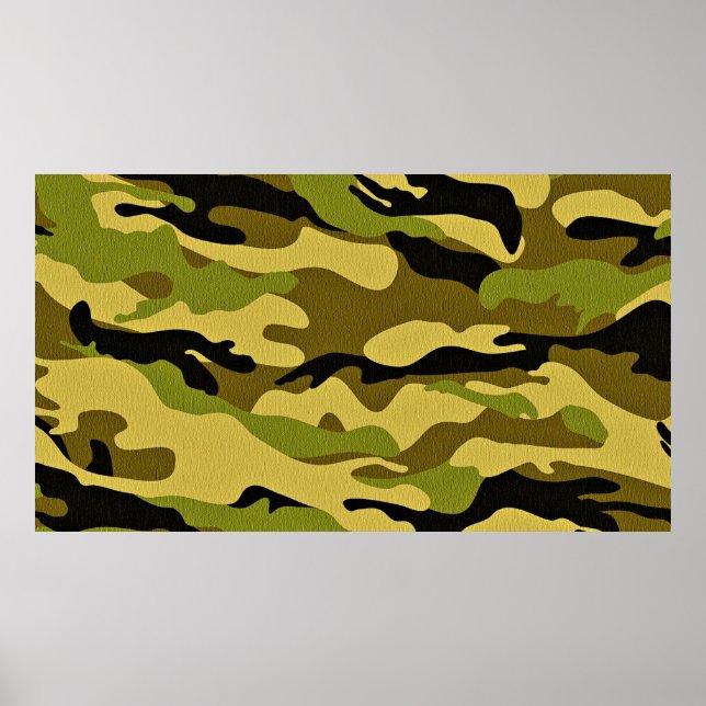 Poster Texture camouflage surface de soldat (Devant)