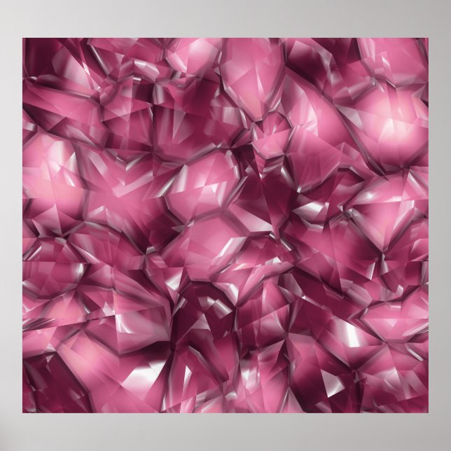 Poster Texture cristalline Big Collection sans fil (Devant)