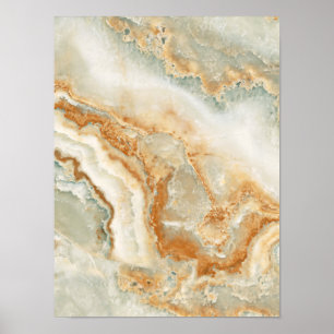 Poster Texture de pierre marron et beige