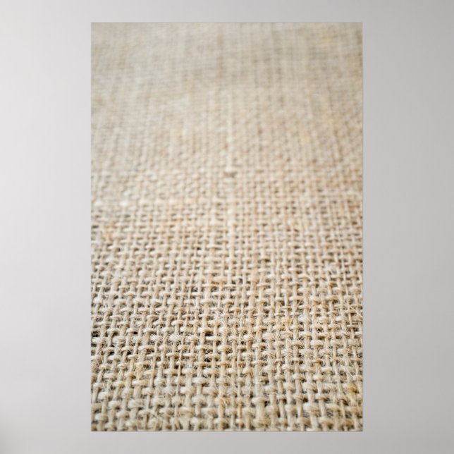 Poster Texture de toile de jute (Devant)