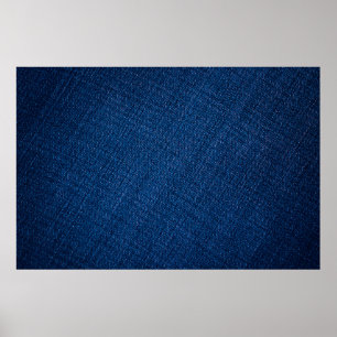 Poster Texture des jeans denim de la marine