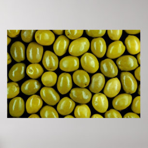 Poster Texture des olives