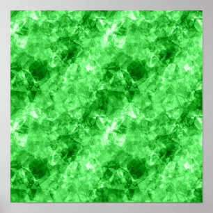 Poster Texture Froissée Verte